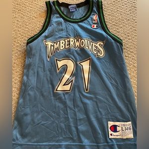Youth Large Kevin Garnett Minnesota Timberwolves Champion Jersey